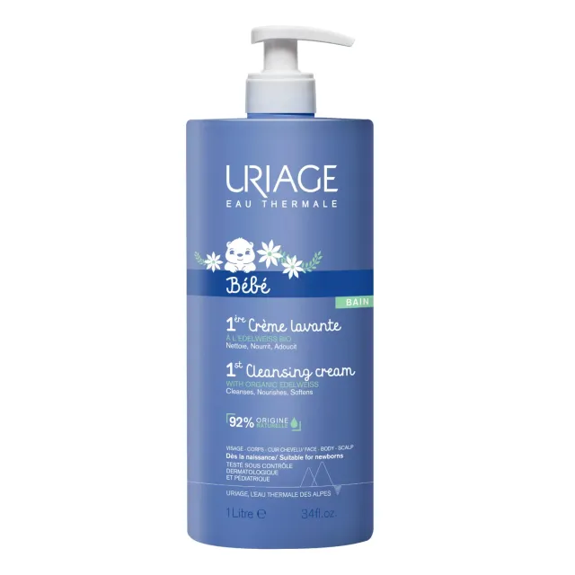 Uriage Bébé Crema Lavante senza sapone 1 L delicata