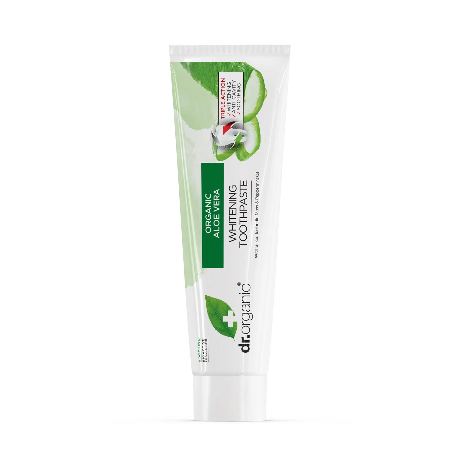 Dr Organic Aloe Vera Toothpaste 100ml gengive fluoro