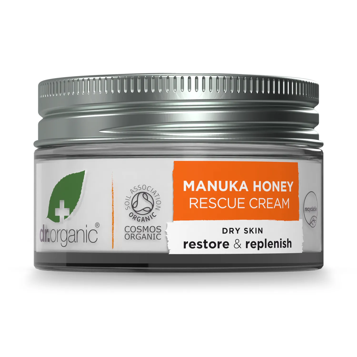 Dr Organic Manuka Honey Rescue Cream crema viso 50ml nutriente