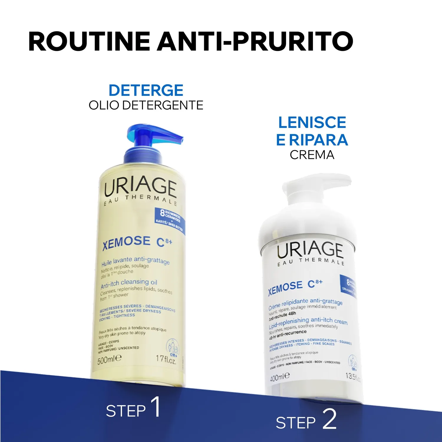 Uriage Xémose crema corpo 200ml pelle atopica karité
