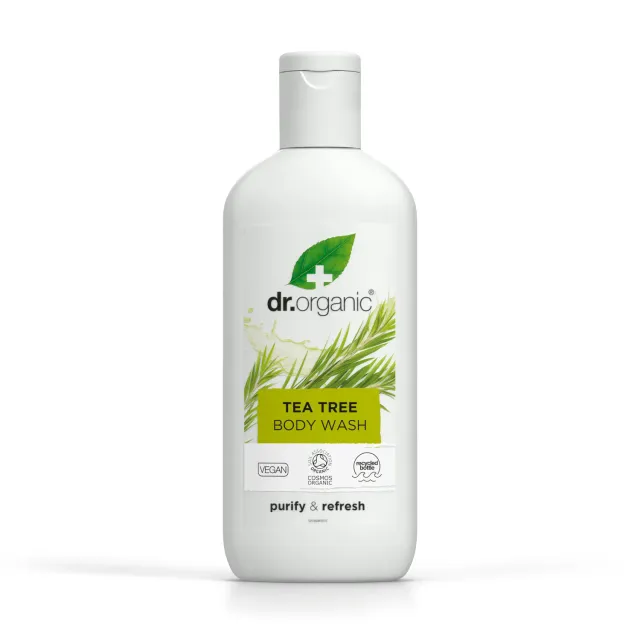 Dr Organic Tea Tree Body Wash detergente corpo 250ml purificante