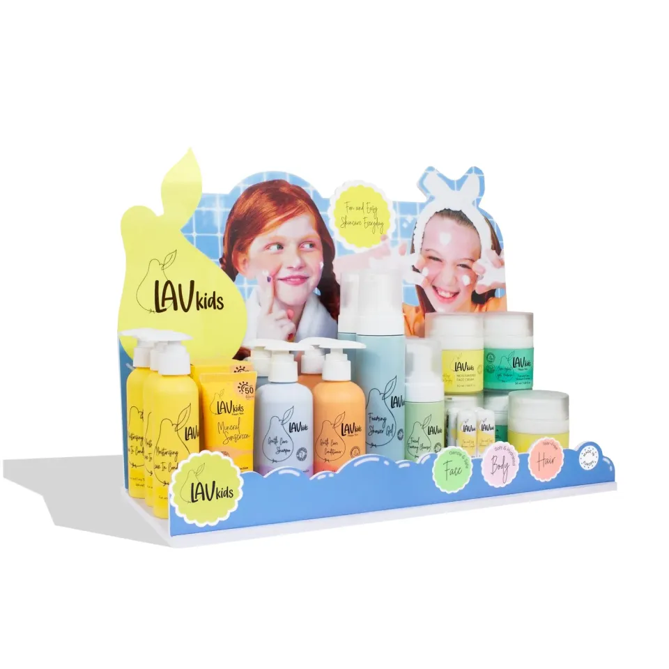 LavKids Espositore banco assortimento creme e detergenti