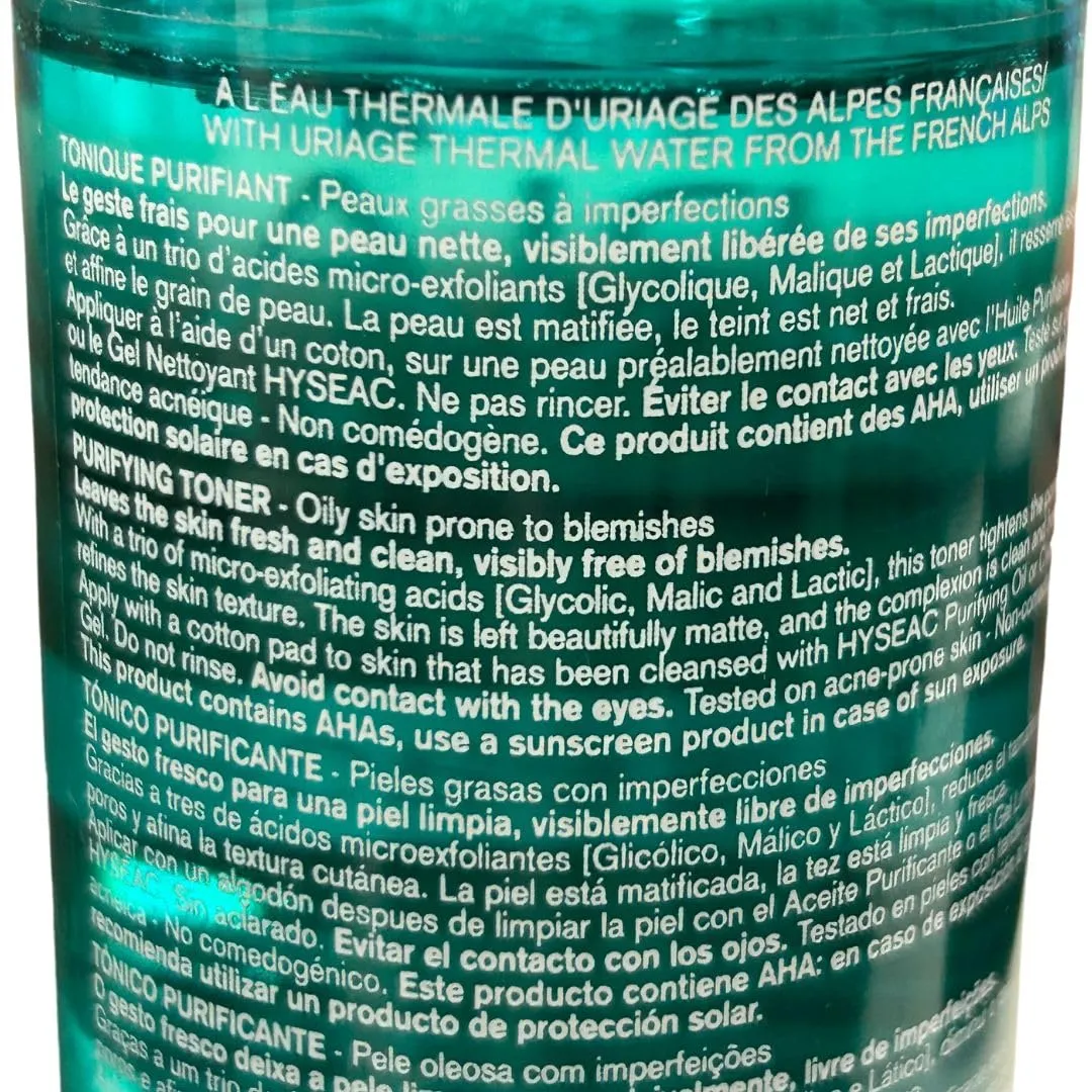 Uriage Hyséac Tonico Peeling Purificante 250ml AHA