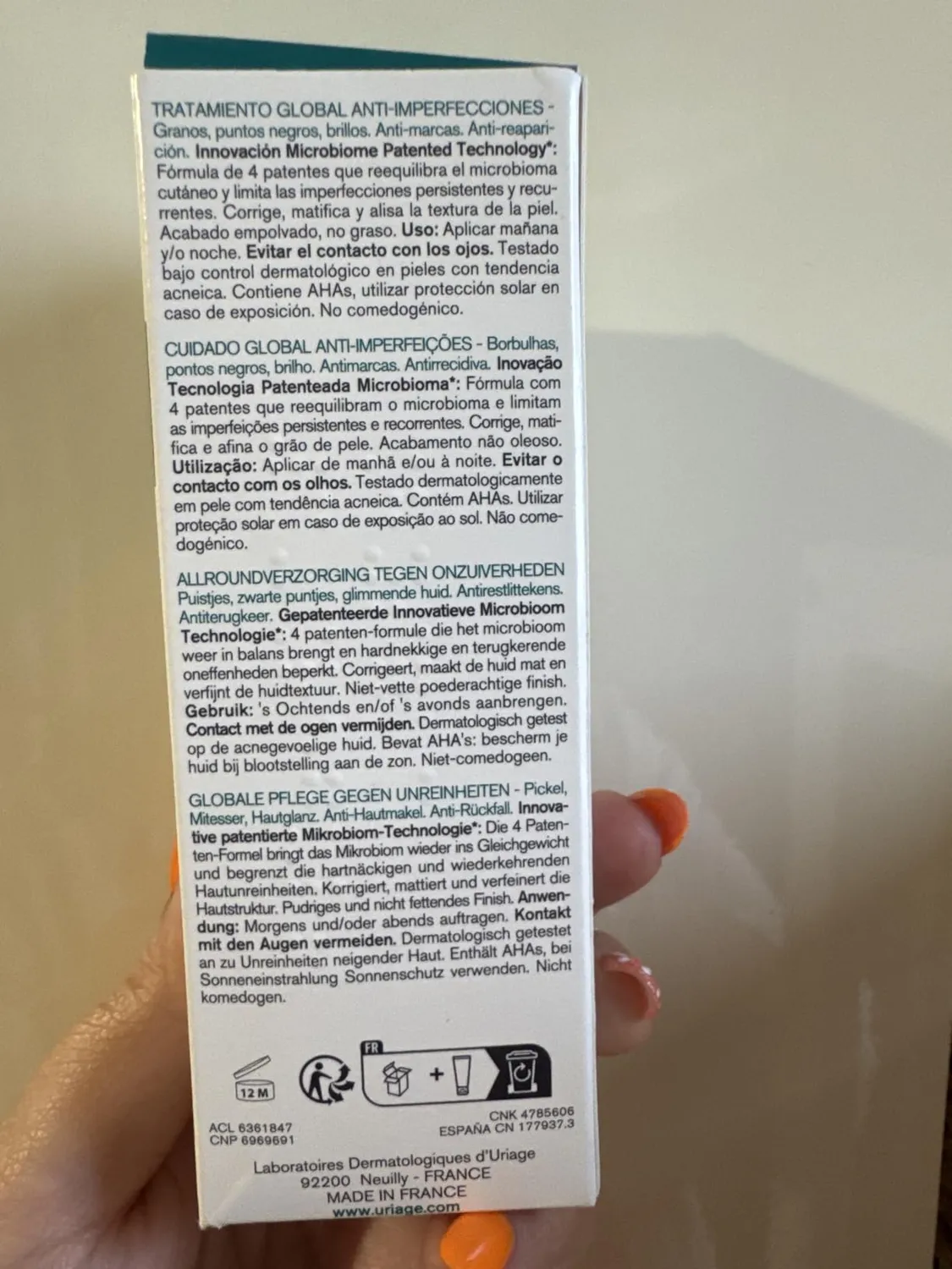 Uriage Hyseac 3-Regul+ crema anti-imperfezioni zinco opacizzante