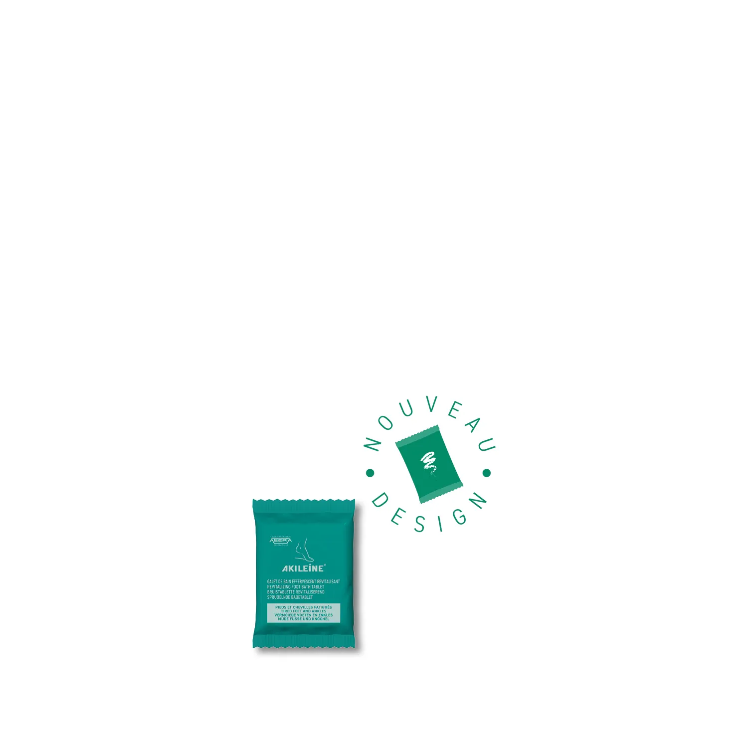 Akileine Verde tavolette bagno piedi deodoranti