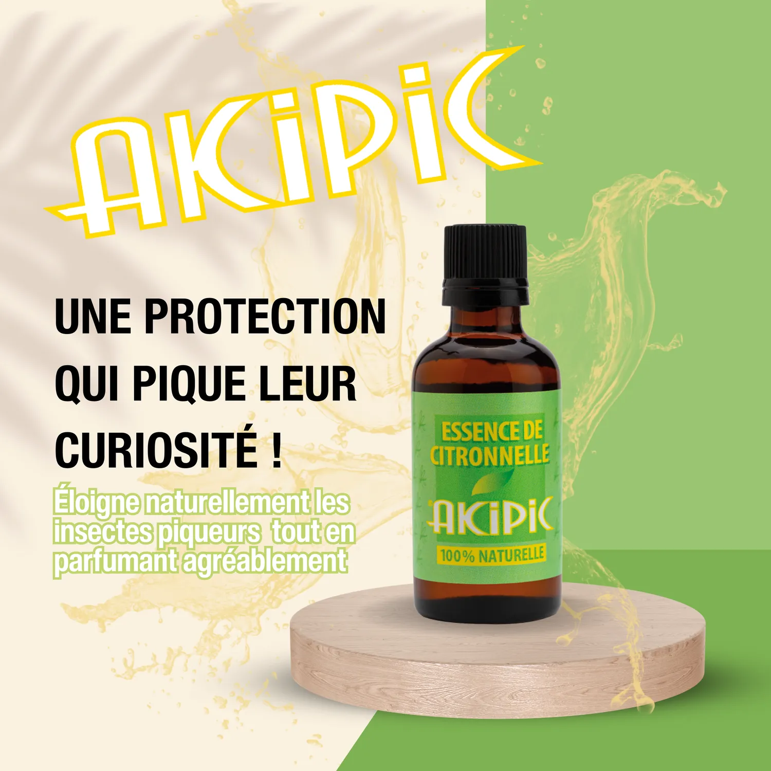 Akipic Essenza di Citronella Pura ambiente e tessuti