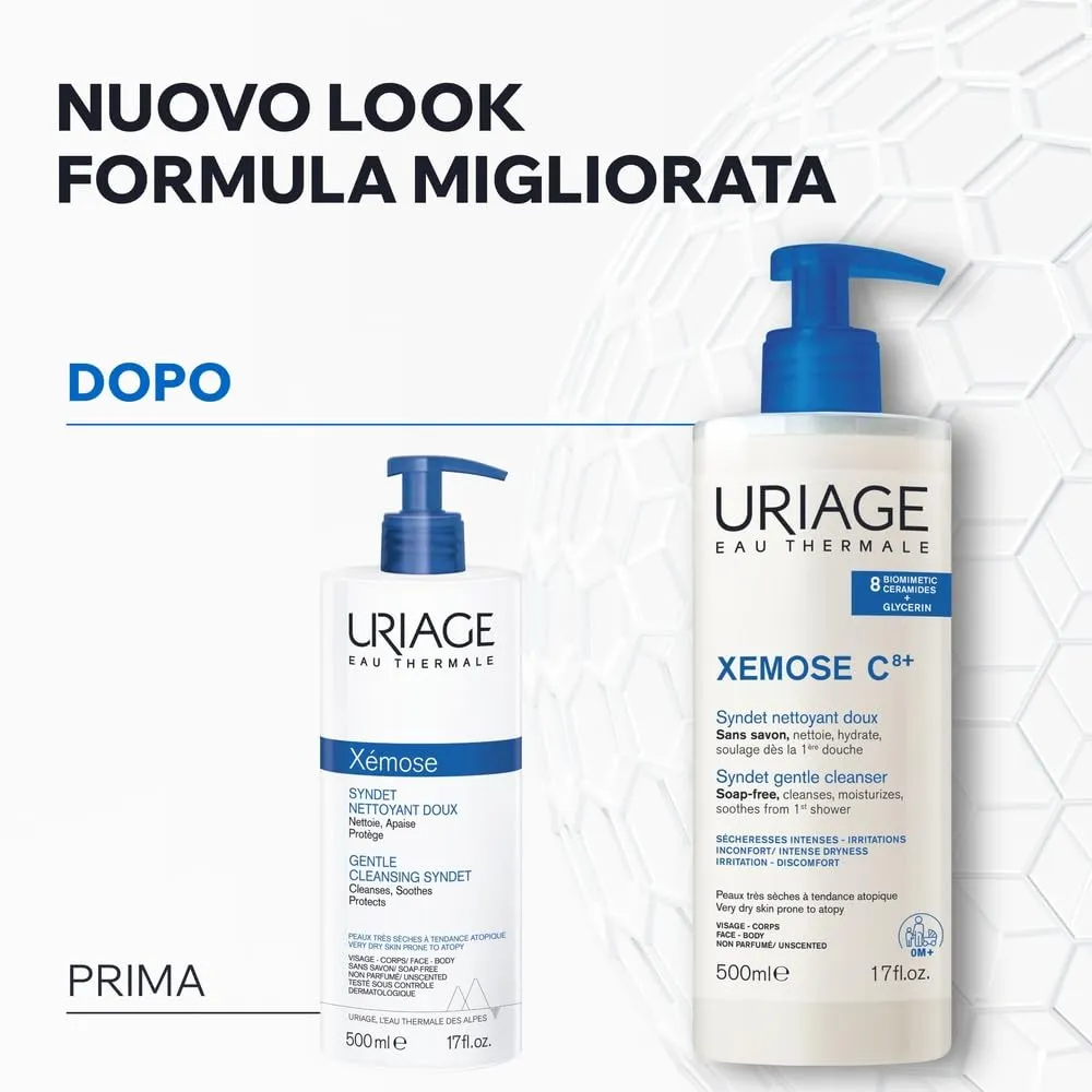 Uriage Xemose detergente viso e corpo pelli atopiche