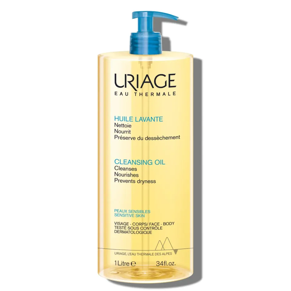 Uriage Eau Thermale Olio Doccia 1 L viso e corpo secco