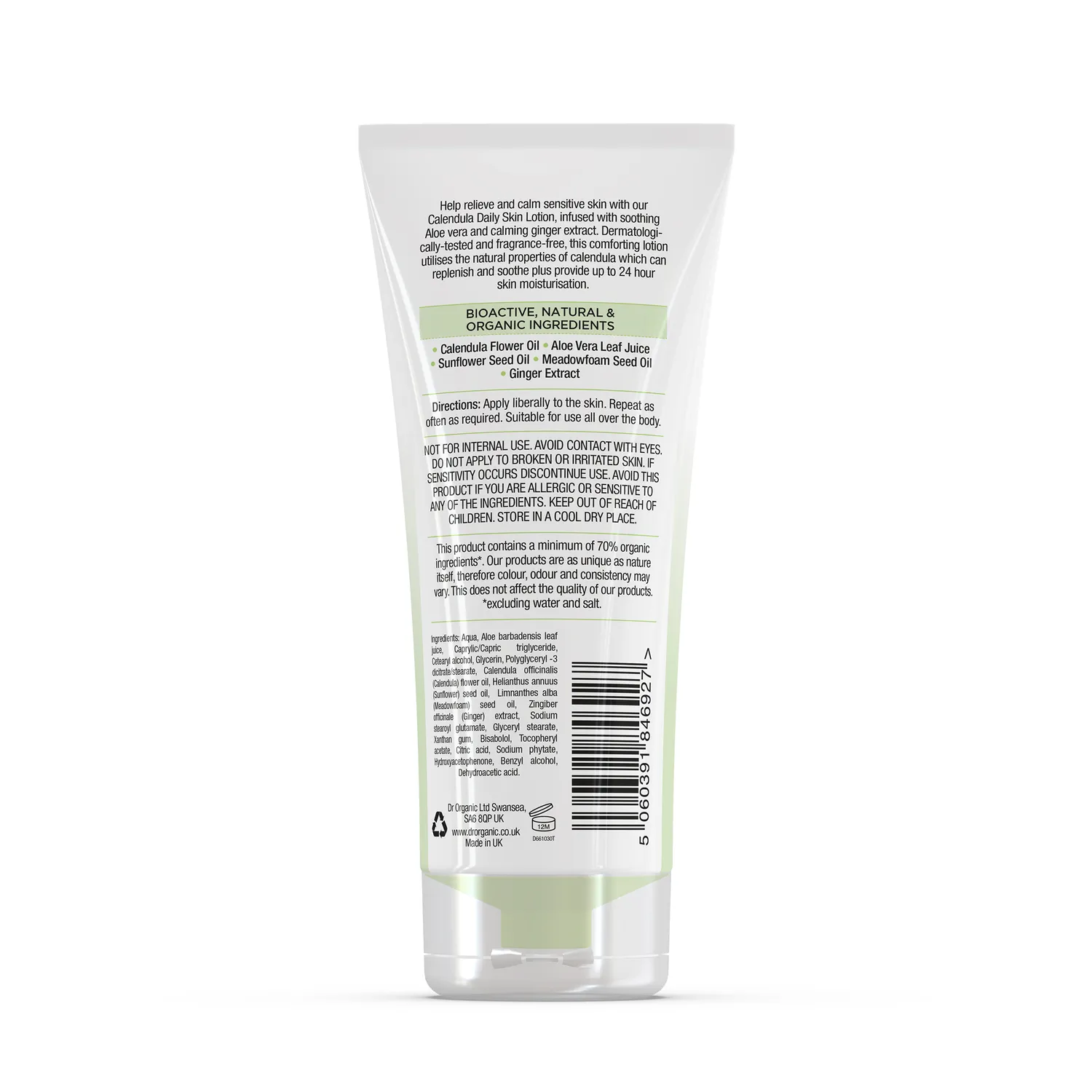 Dr Organic Calendula skin lotion corpo 200ml lenitiva