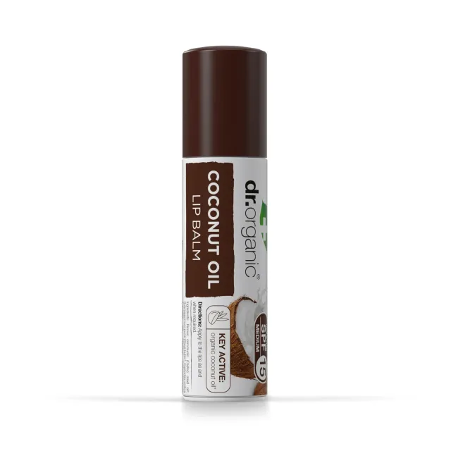 Dr Organic Coconut Balsamo Labbra 5,7ml SPF15 Cocco