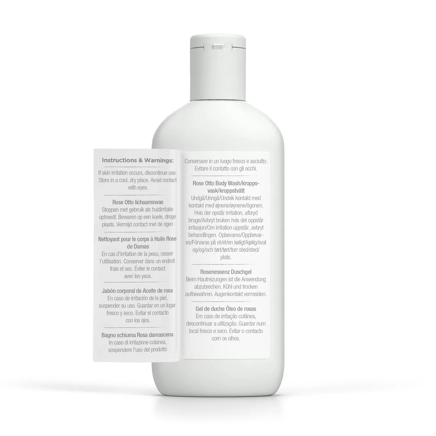 Dr Organic Rose Otto detergente corpo 250ml tonificante