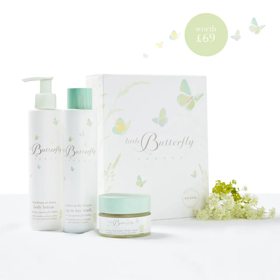 Little Butterfly Little One's Essentials Kit 3 pezzi delicato