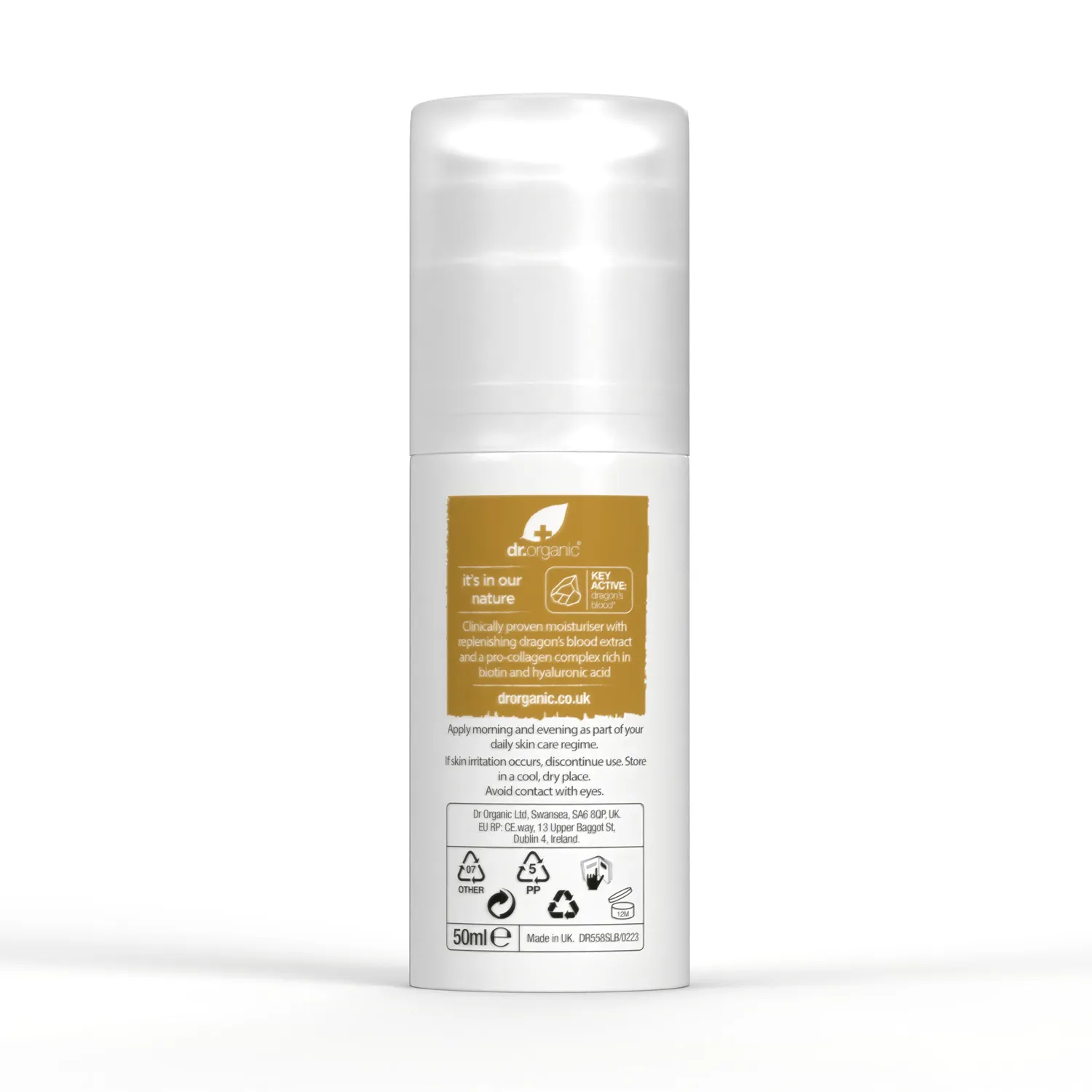 Dr Organic Pro Collagen Plus+ Crema Viso 50ml Sangue di Drago