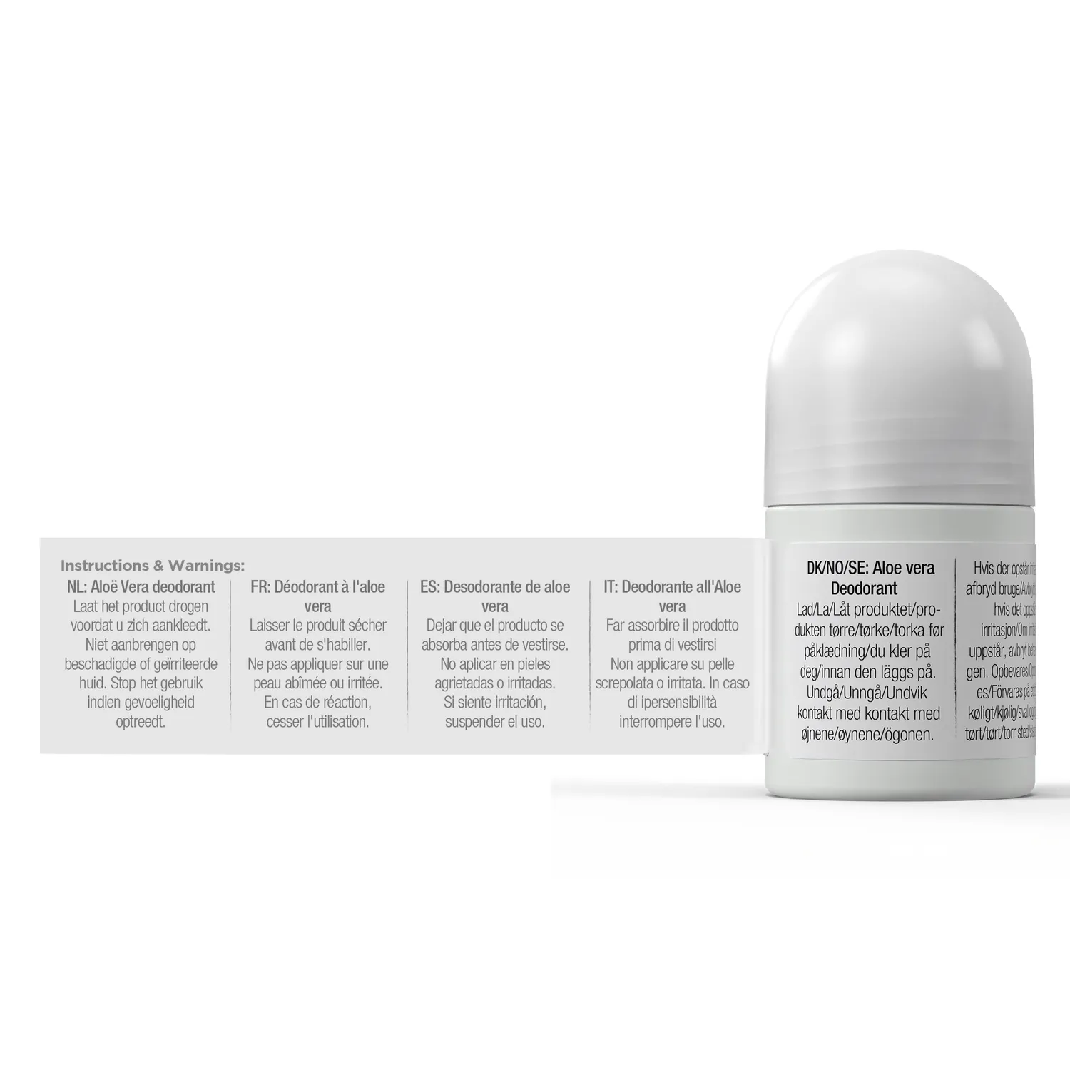 Dr Organic Aloe Vera Deodorant deodorante roll-on 50ml lenitivo