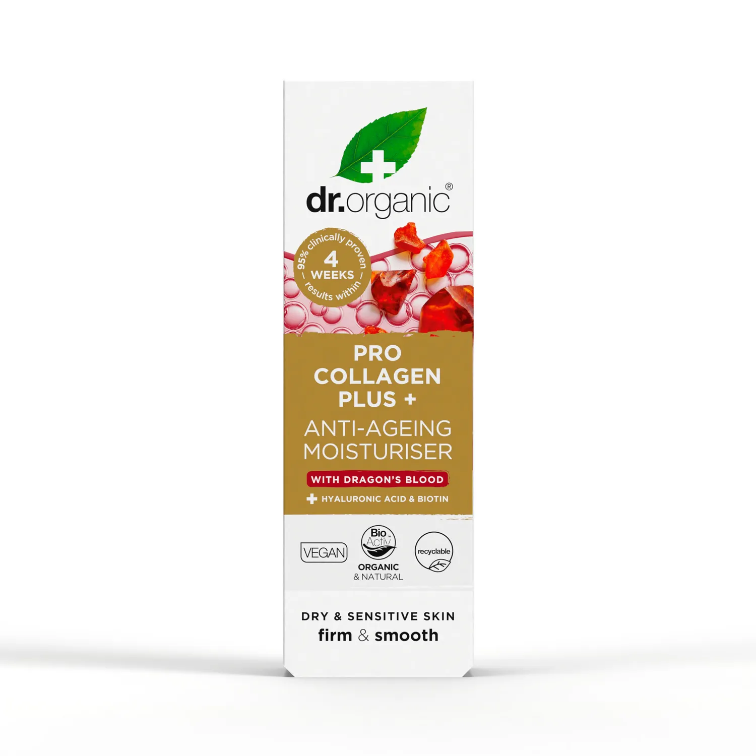 Dr Organic Pro Collagen Plus+ Crema Viso 50ml Sangue di Drago