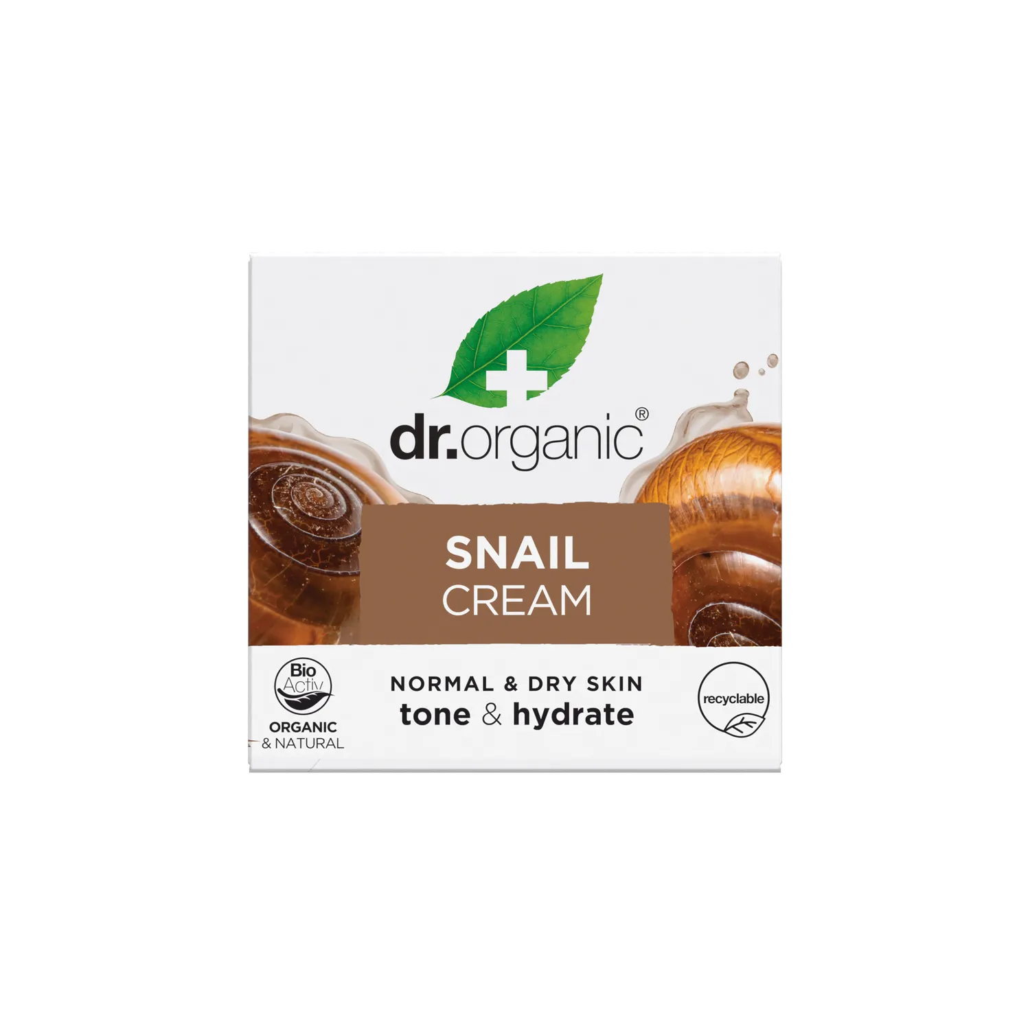 Dr Organic Snail Gel crema viso 50ml idratante antiage