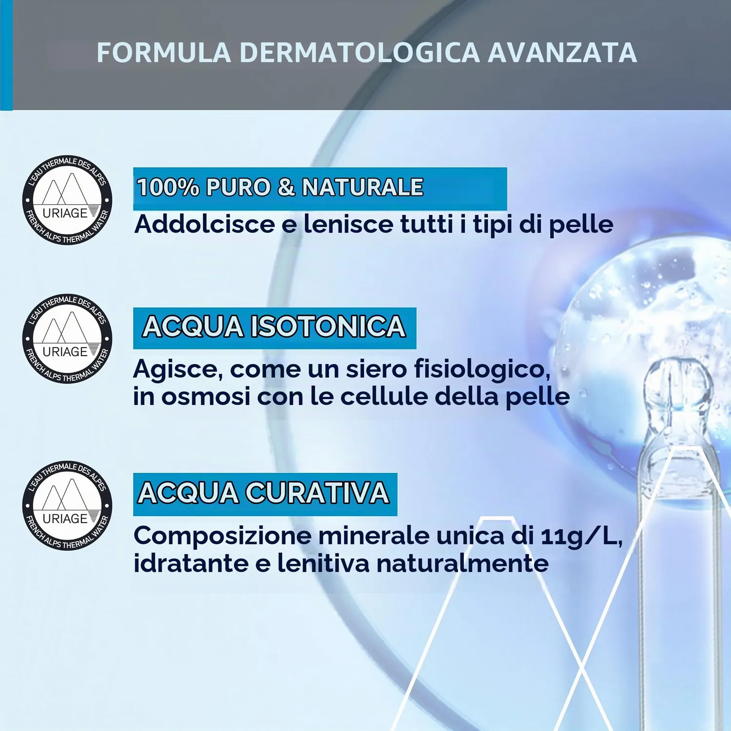 Uriage Eau Thermale Spray Acqua Termale Idratante
