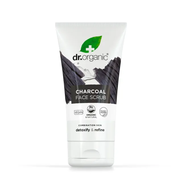 Dr Organic Charcoal Face Scrub scrub viso 125ml purificante
