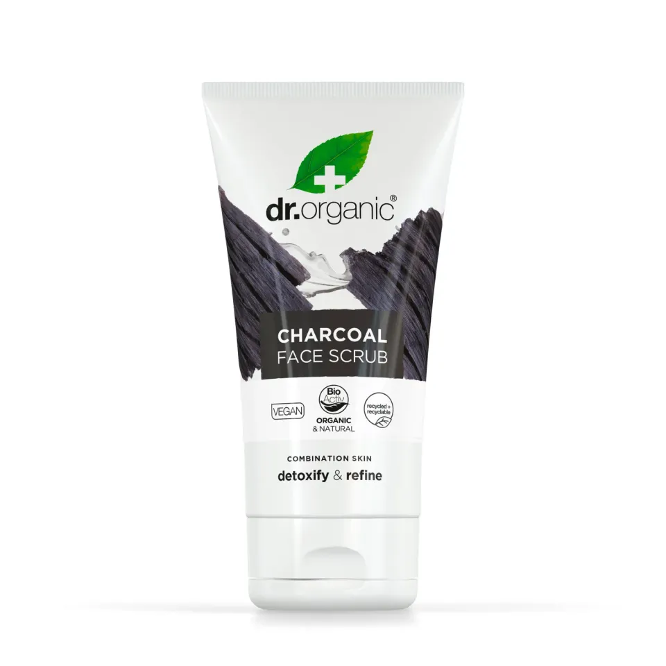 Dr Organic Charcoal Face Scrub scrub viso 125ml purificante