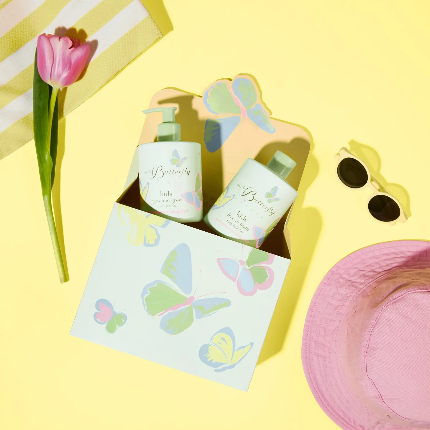 Little Butterfly Kids set regalo bagno corpo 2x300ml