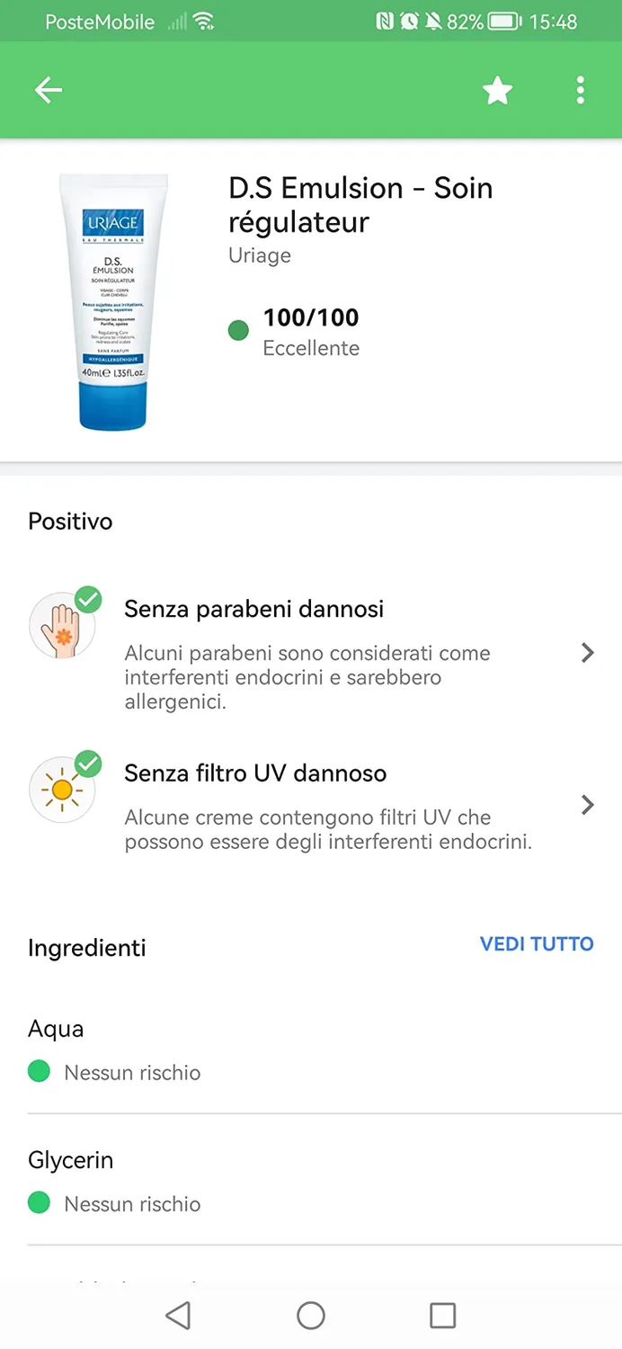 Uriage DS Emulsione Lenitiva Viso e Corpo 40 ml