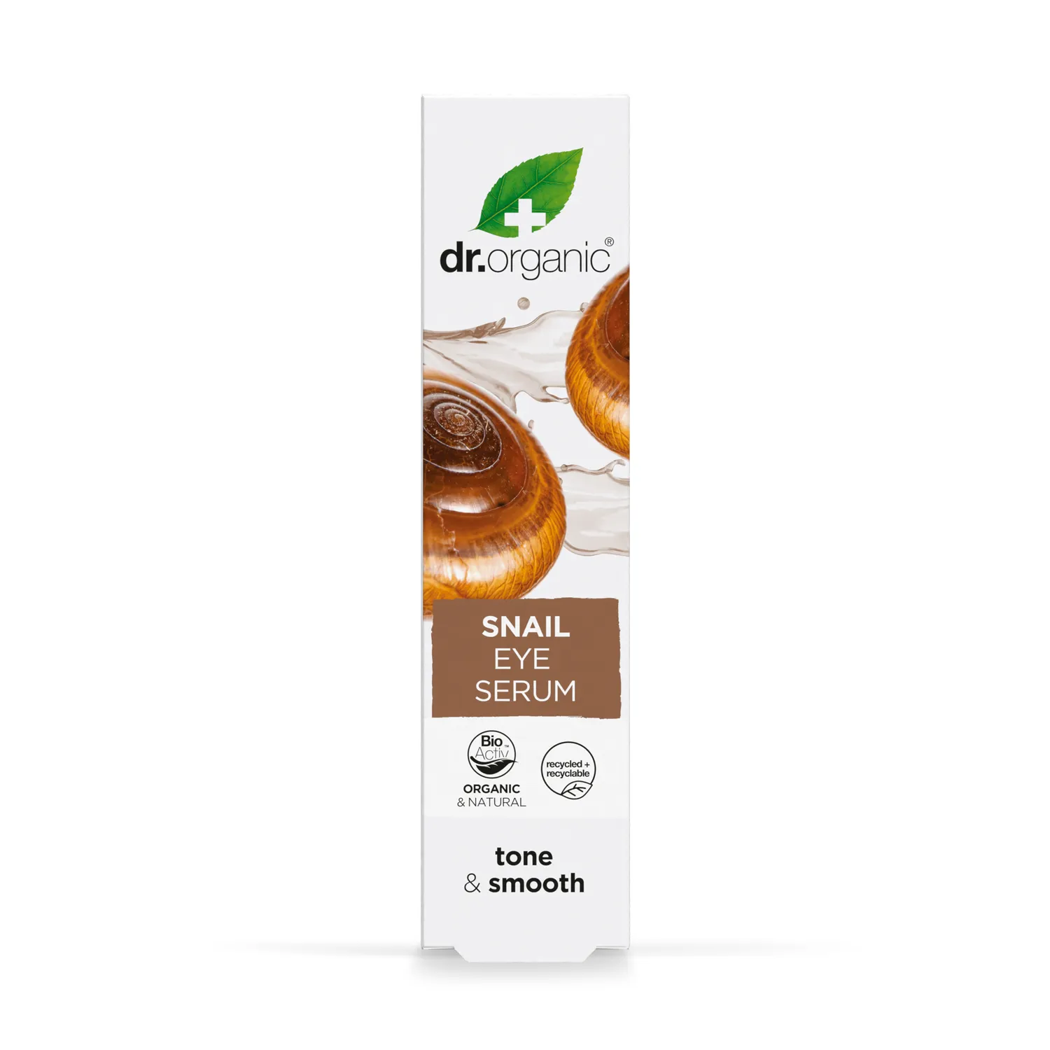 Dr Organic Snail siero contorno occhi 15ml senza profumo