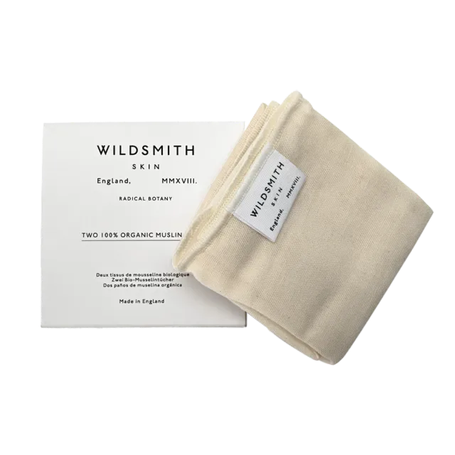 Wildsmith Skin Muslin Cloths panni viso 2 pezzi cotone