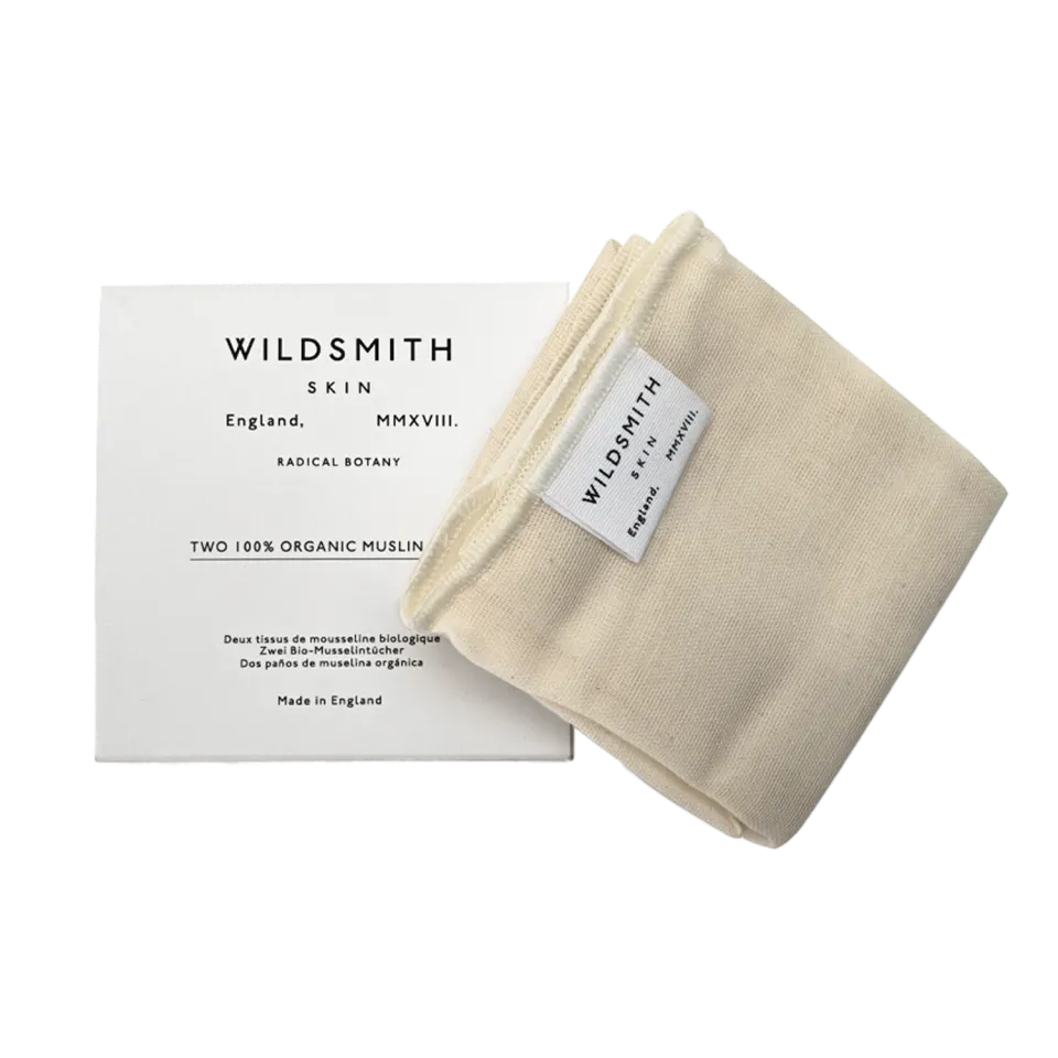 Wildsmith Skin Muslin Cloths panni viso 2 pezzi cotone