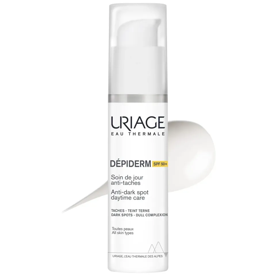 Uriage Depiderm Crema Viso Antimacchie SPF50+ Vitamina C