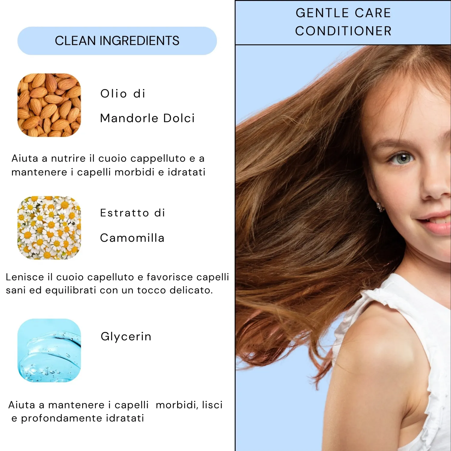LavKids Cura Delicata balsamo bambini 3 pezzi camomilla