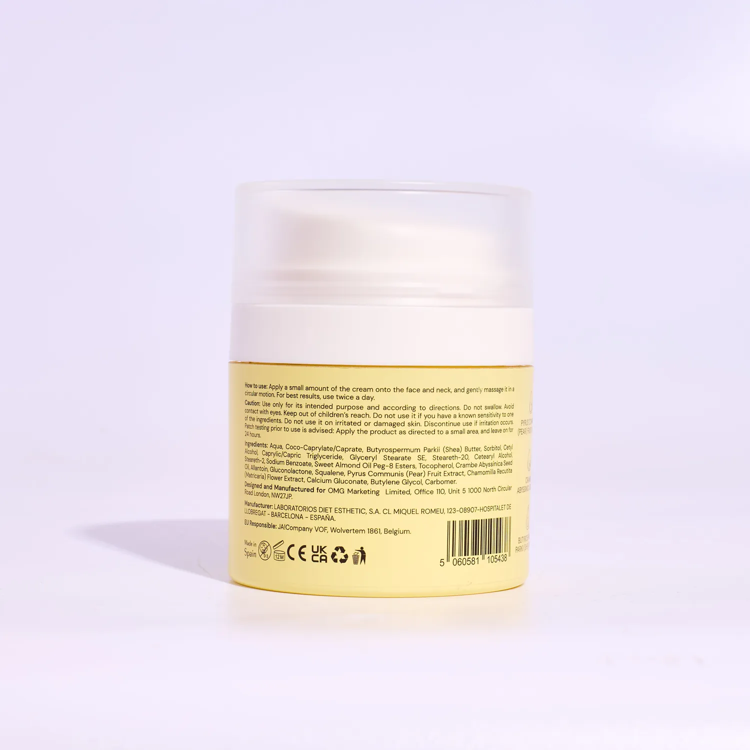 LavKids Crema viso idratante bambini 2x50 ml jojoba
