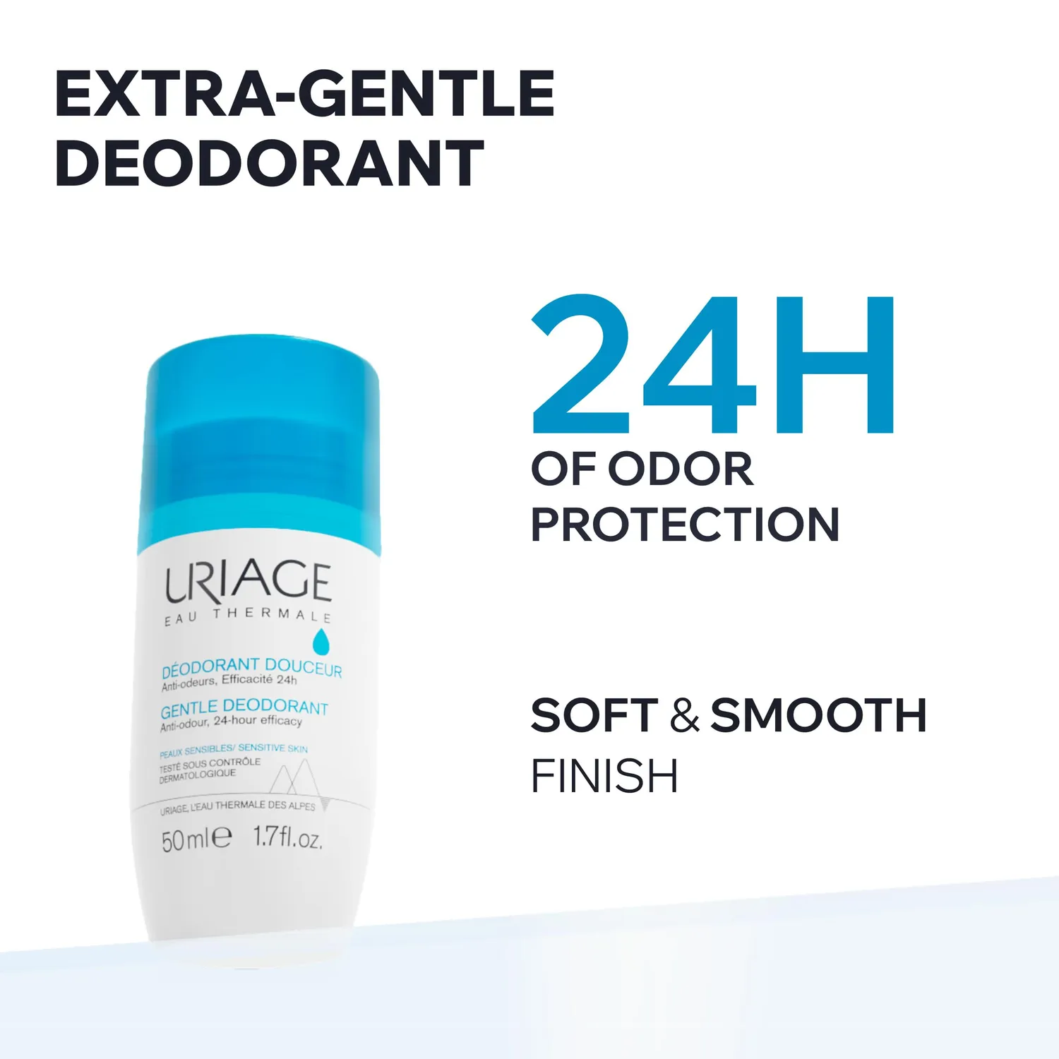 Uriage Deodorante Roll-On Pelle Sensibile 24h Unisex