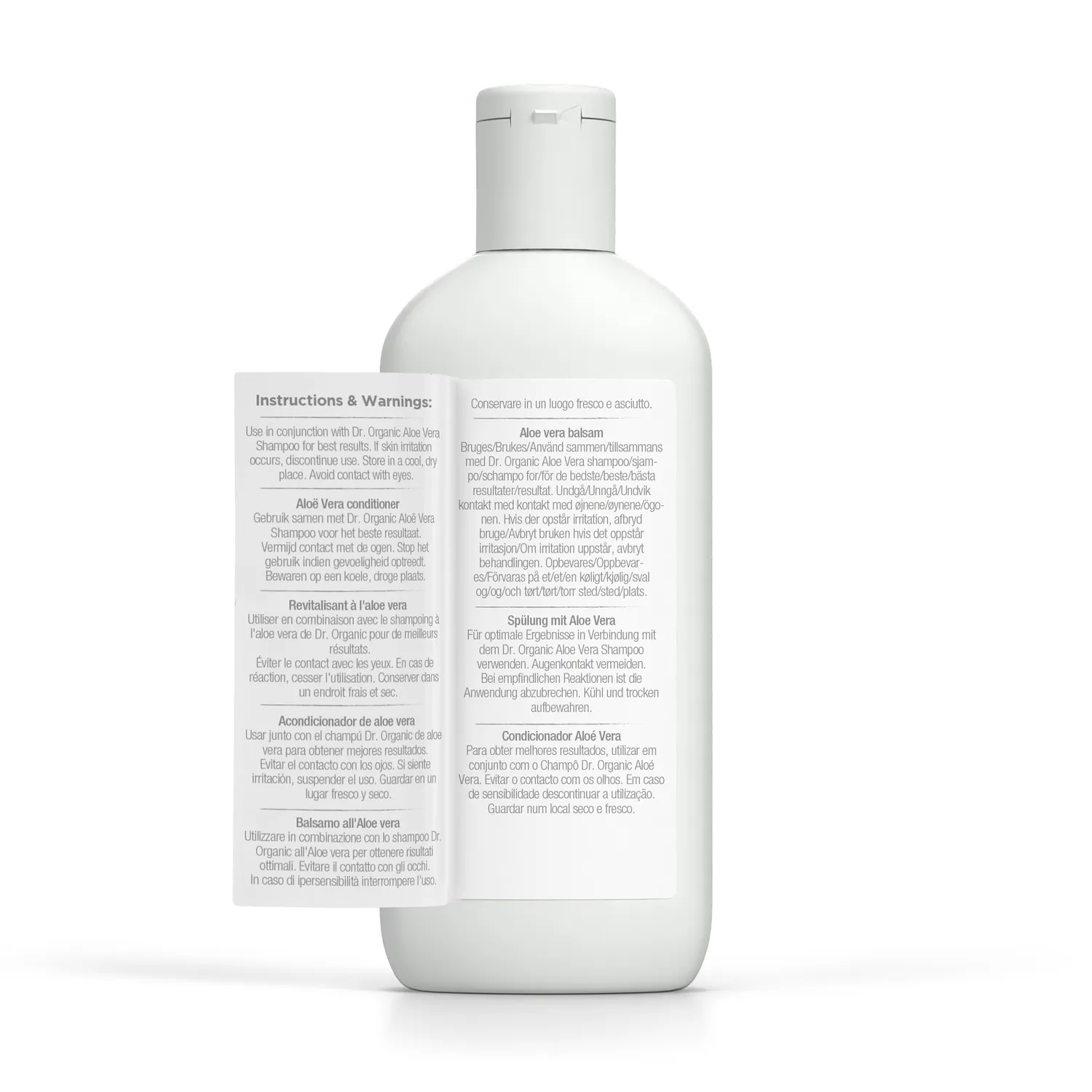 Dr Organic Aloe Vera balsamo capelli 265ml idratante
