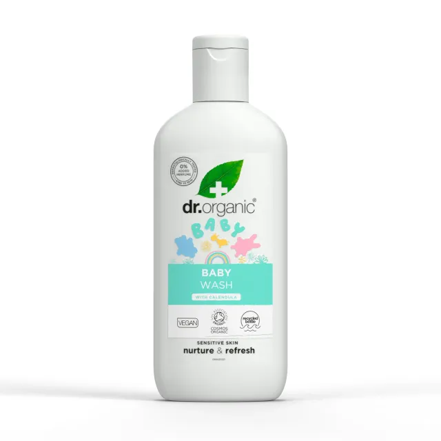 Dr Organic Mum & Baby Baby Wash Detergente 250 ml senza profumo