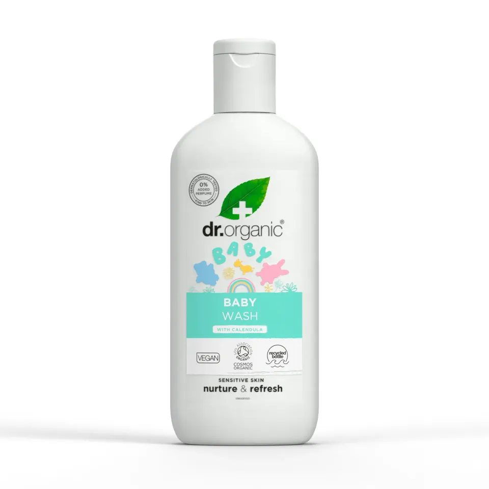 Dr Organic Mum & Baby Baby Wash Detergente 250 ml senza profumo