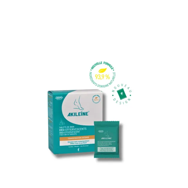 Akileine Verde tavolette bagno piedi deodoranti