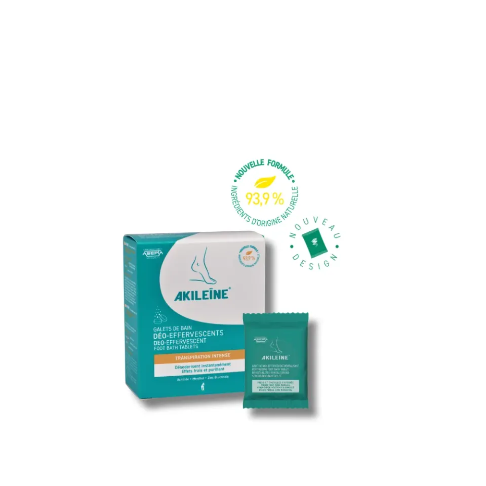 Akileine Verde tavolette bagno piedi deodoranti