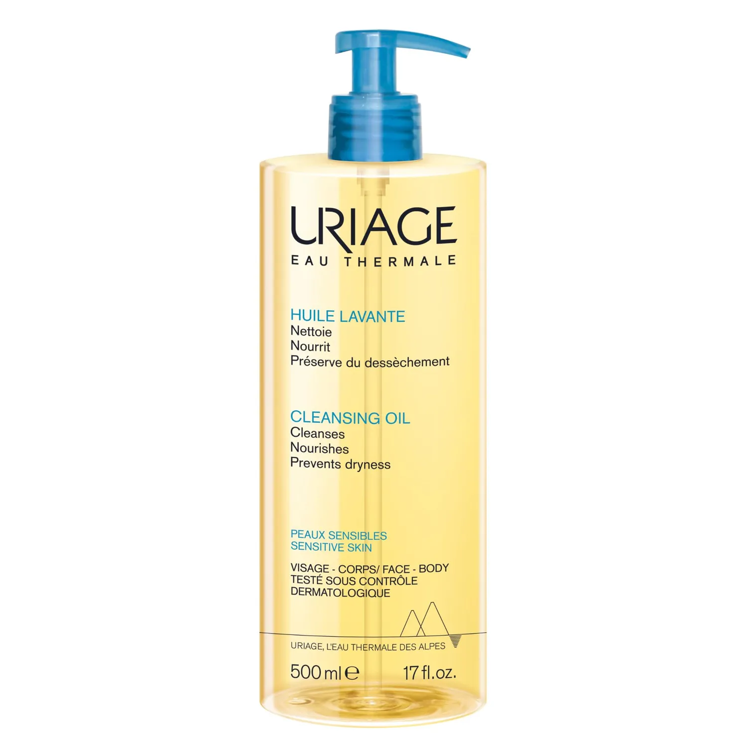 Uriage Eau Thermale Olio Doccia 1 L viso e corpo secco