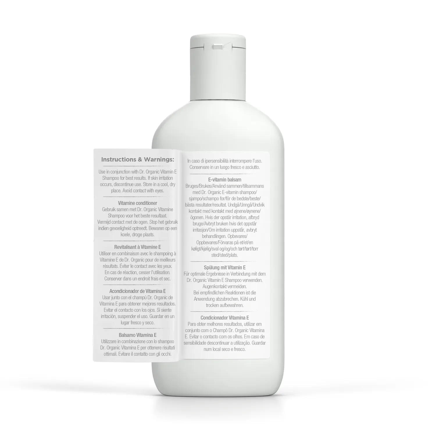 Dr Organic Vitamin E Balsamo Capelli 265ml Nutriente